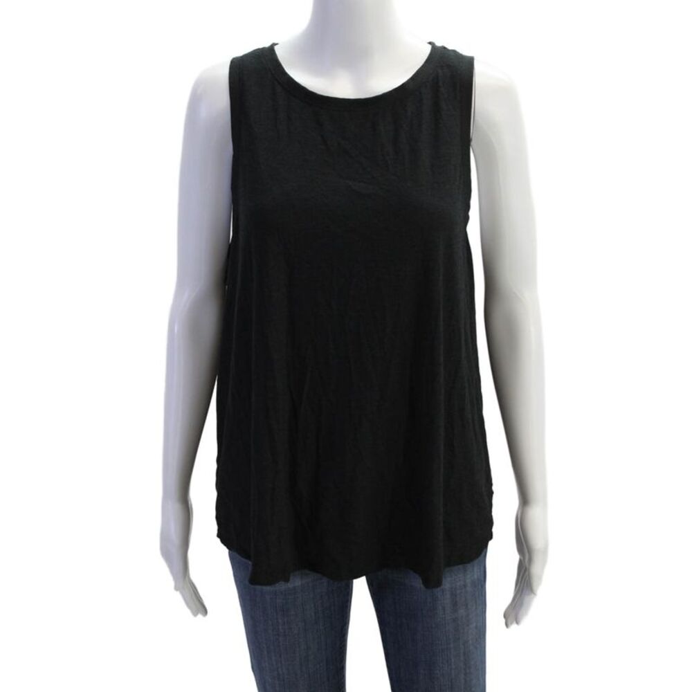 Beyond Yoga Womens Crew Neck Sleeveless Active Tank Top Black Size 1X